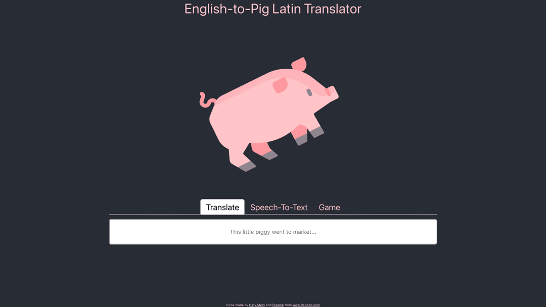 Pig Latin Translator